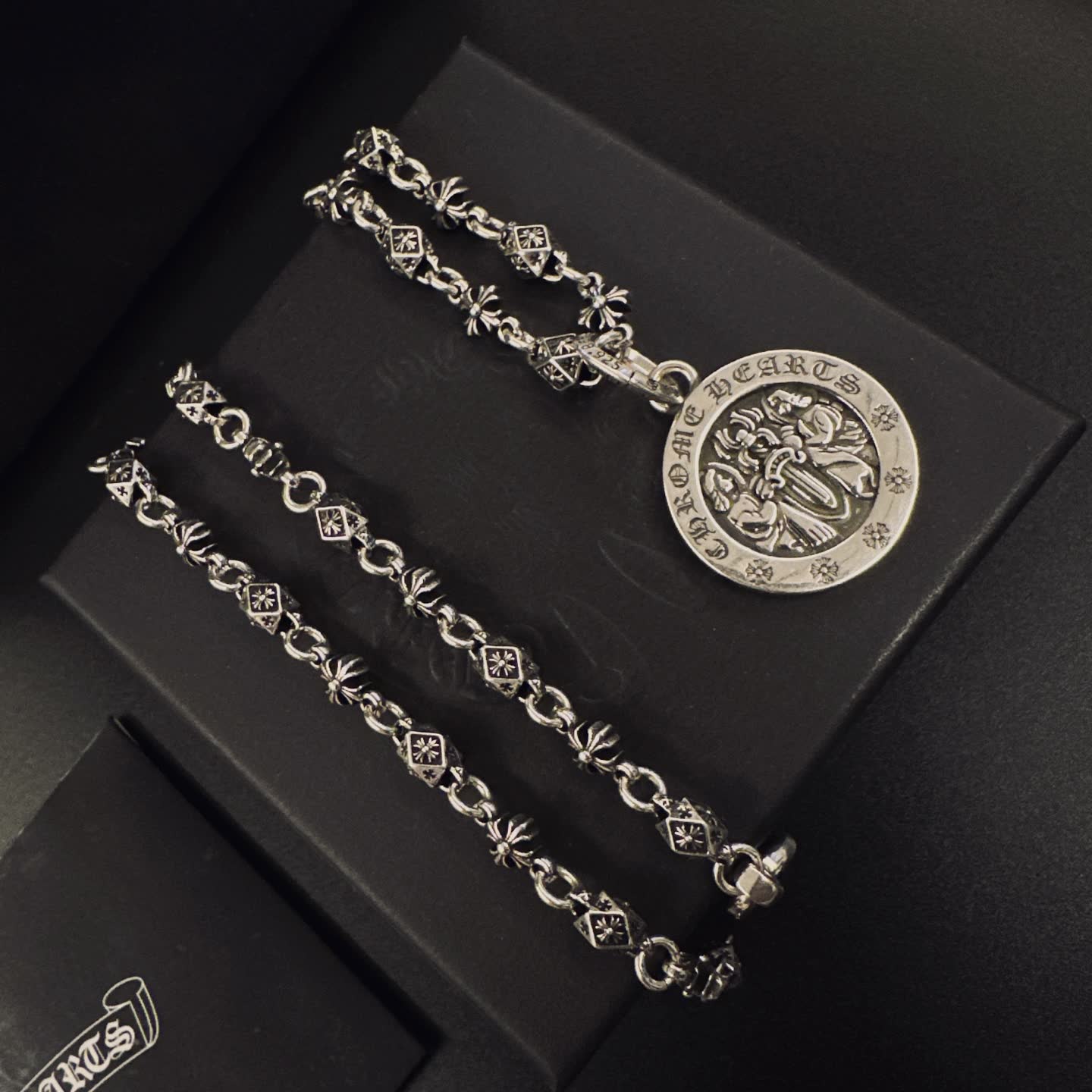 Chrome Hearts Silver Chain with Pendant